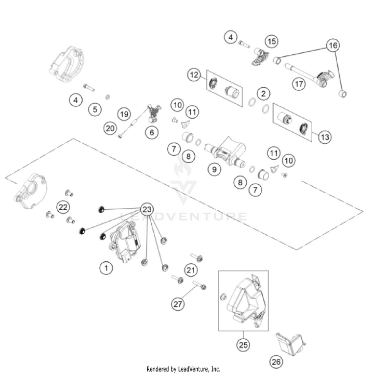 Exhaust Control TX 300i ENGINE - 2025 Schematic