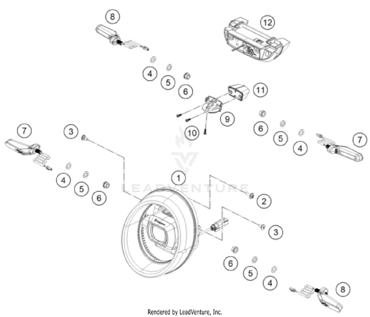 Lighting System VITPILEN 801 - col.1 CHASSIS - 2025 Schematic