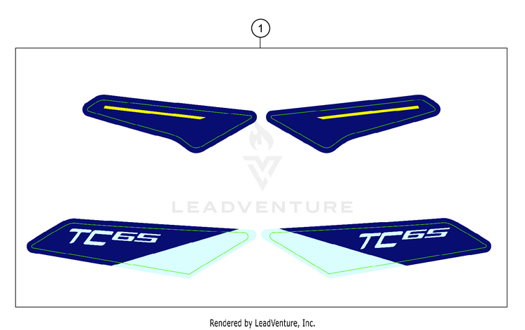 Decal TC 65 CHASSIS - 2021 Schematic