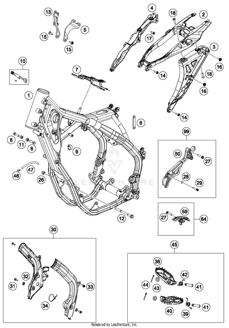 Frame FE 250 CHASSIS - 2019 Schematic