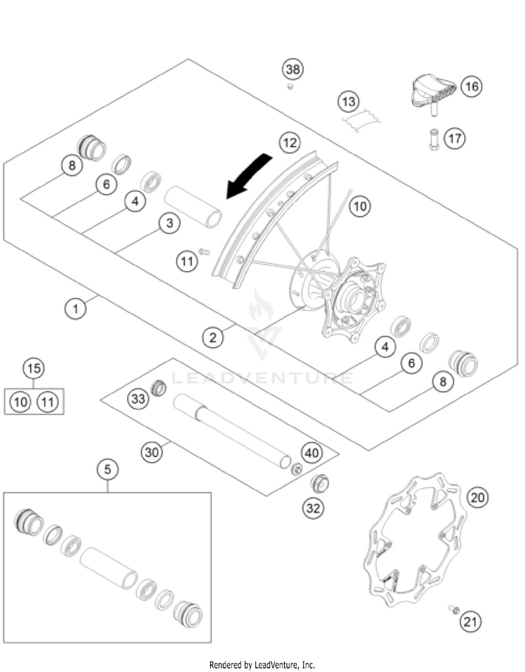 Front Wheel Schematic