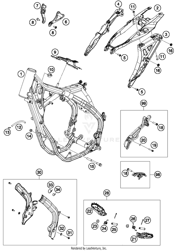 Frame FC 350 CHASSIS - 2018 Schematic