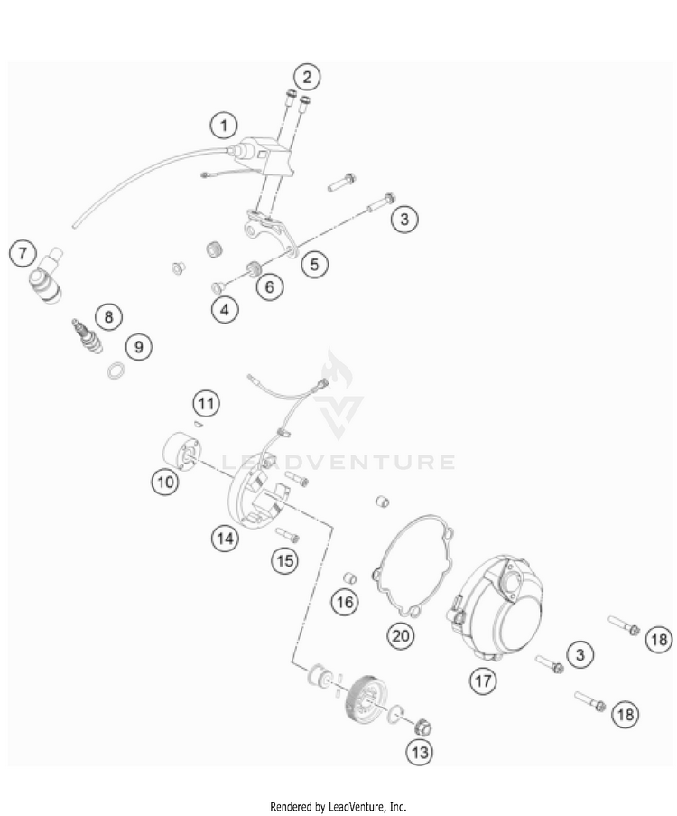 Ignition System TC 50 Mini Engine - 2023 Schematic