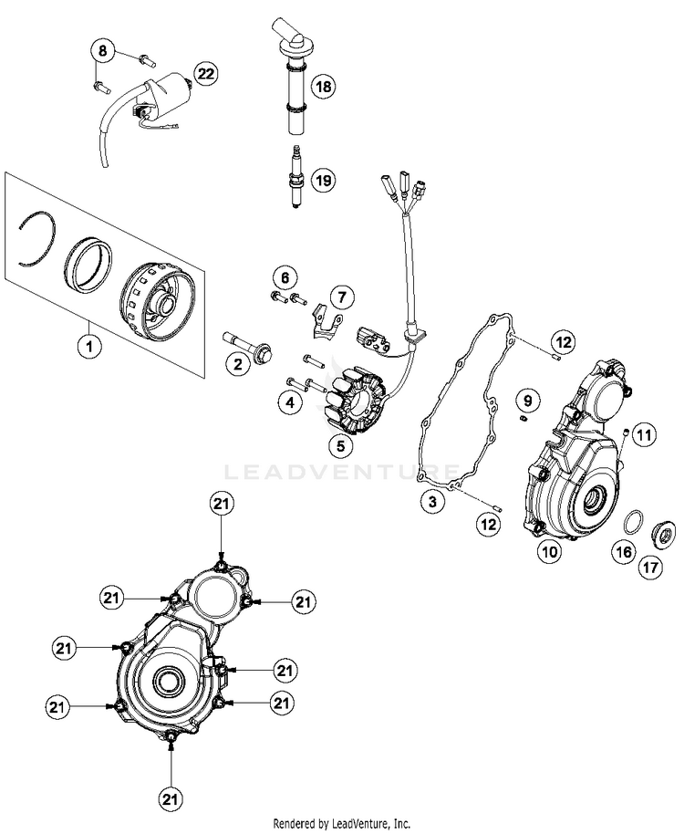 Ignition System FC 350 ENGINE - 2016 Schematic