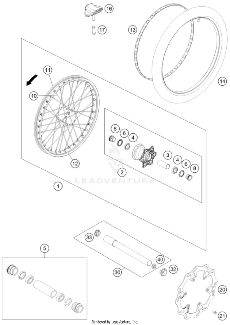 Front Wheel Schematic