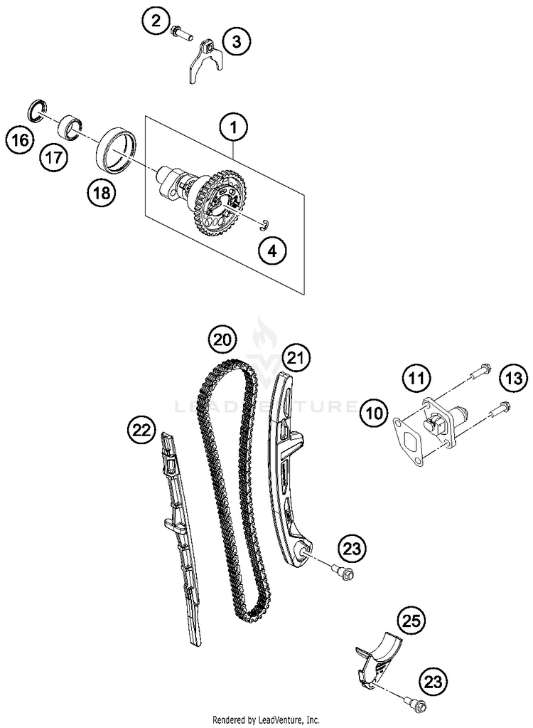 Timing Drive FC 450 ENGINE - 2016 Schematic
