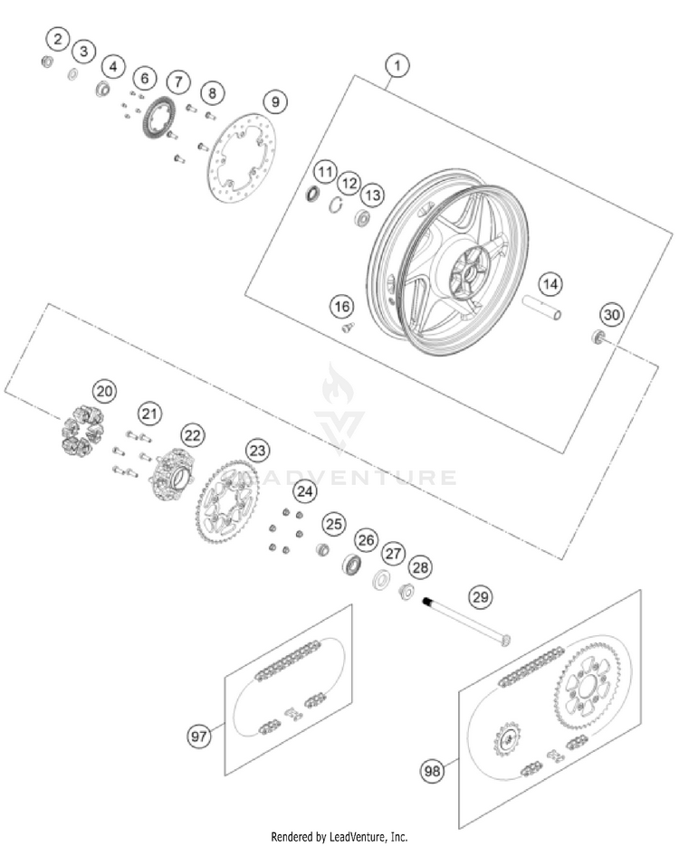 Rear Wheel Schematic