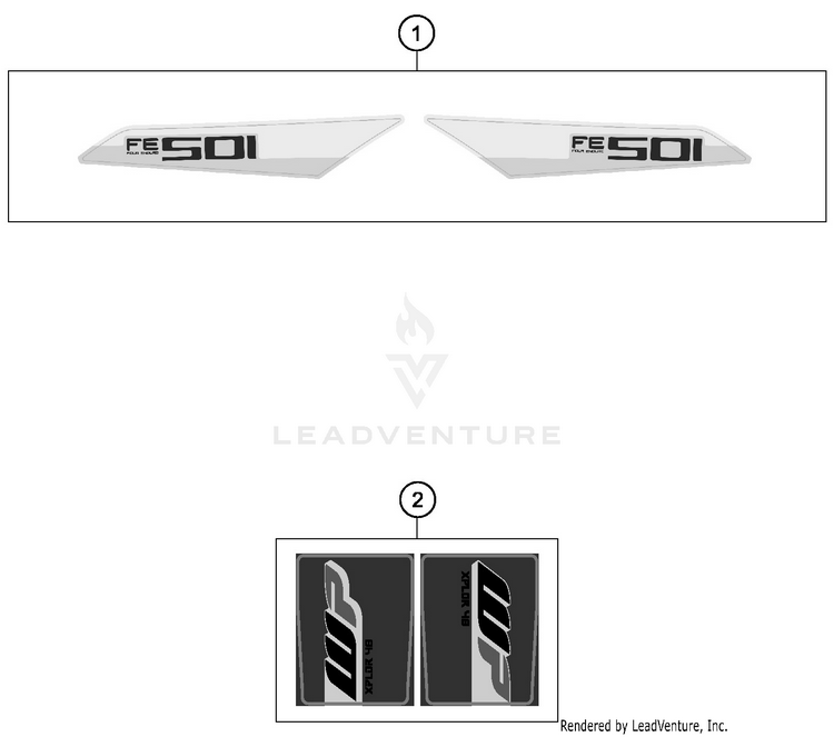 Decal FE 501 CHASSIS - 2018 Schematic