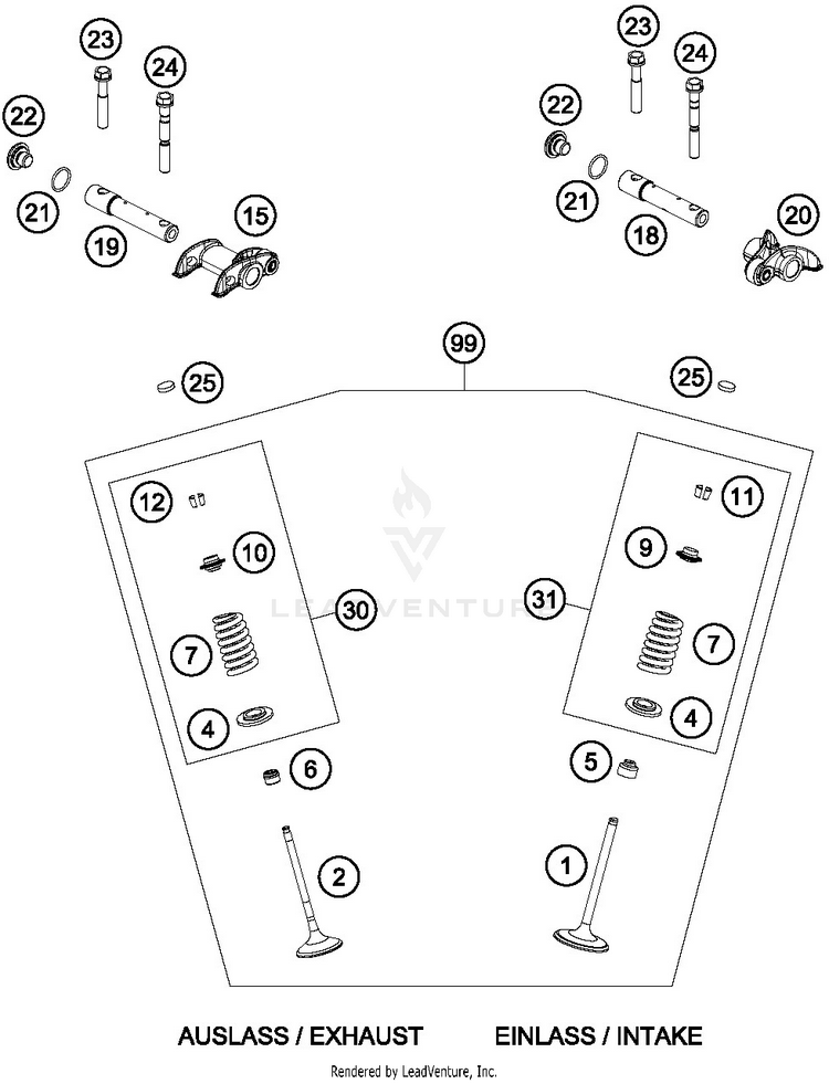 Valve Drive FE 501 ENGINE - 2019 Schematic