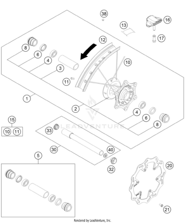 Front Wheel Schematic