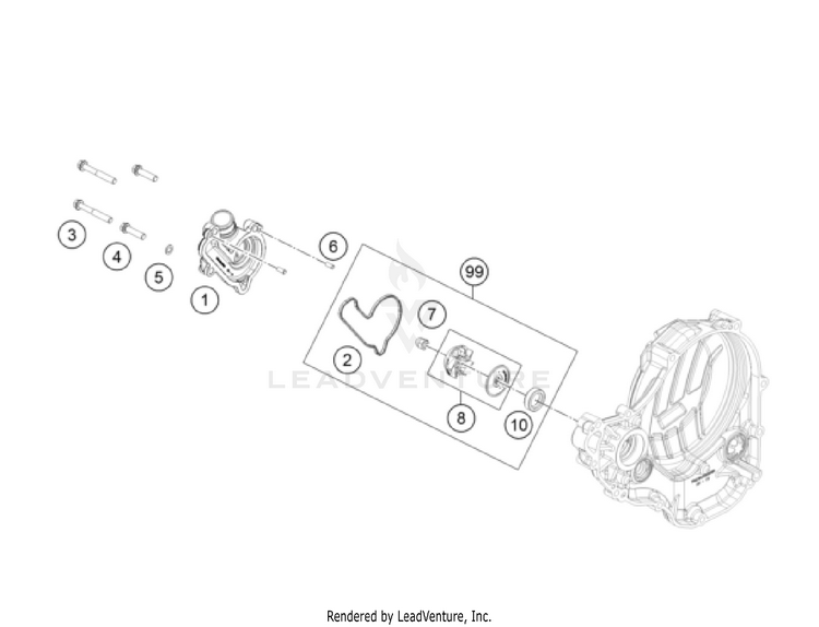 Water Pump FC 250 Engine - 2022 Schematic