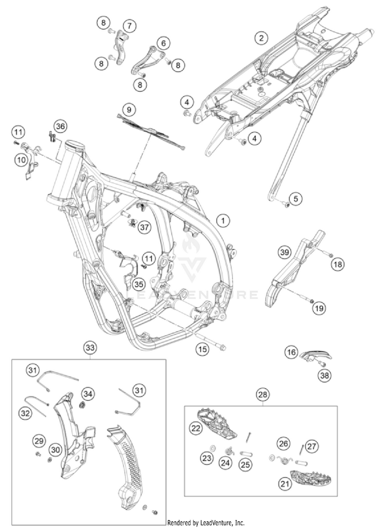 Frame FX 350 CHASSIS - 2024 Schematic