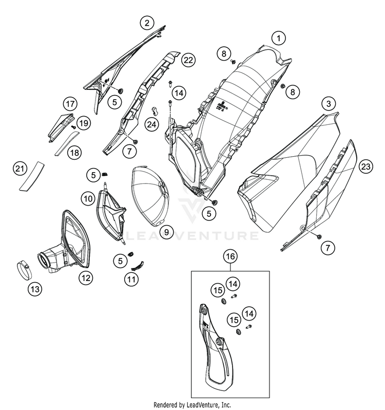 Air Filter FE 501s CHASSIS - 2020 Schematic