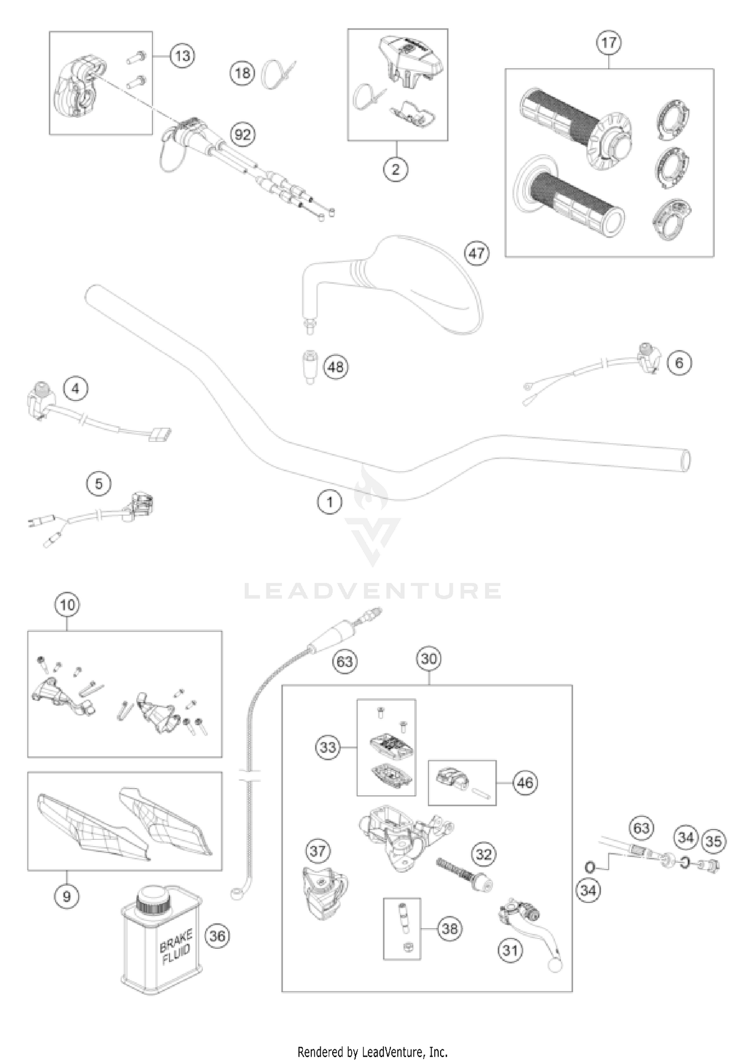 HANDLEBAR, CONTROLS