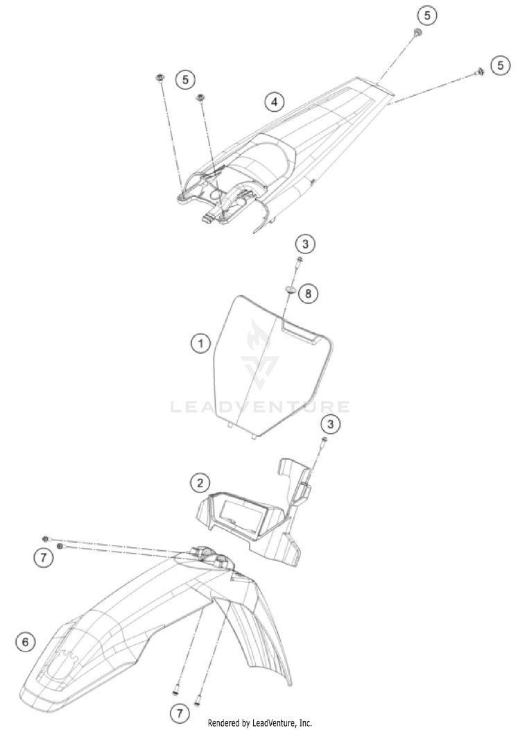 Mask, Fenders FX 350 CHASSIS - 2023 Schematic