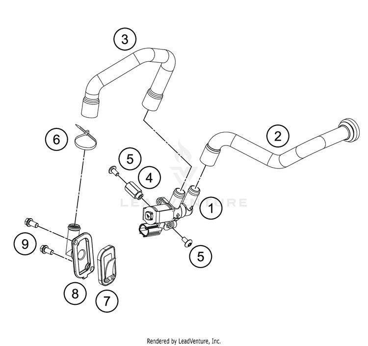 Secondary Air System Sas VITPILEN 701 ENGINE - 2020 Schematic