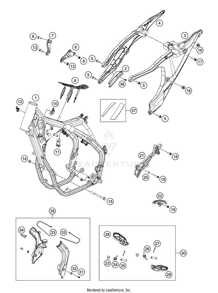 Frame FC 350 CHASSIS - 2020 Schematic