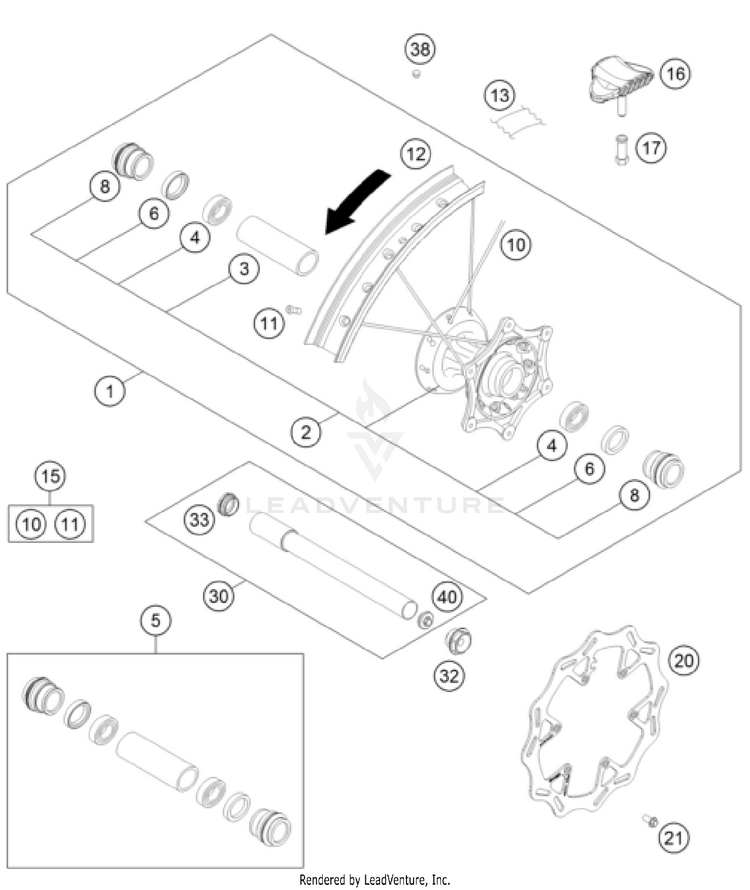 Front Wheel Schematic