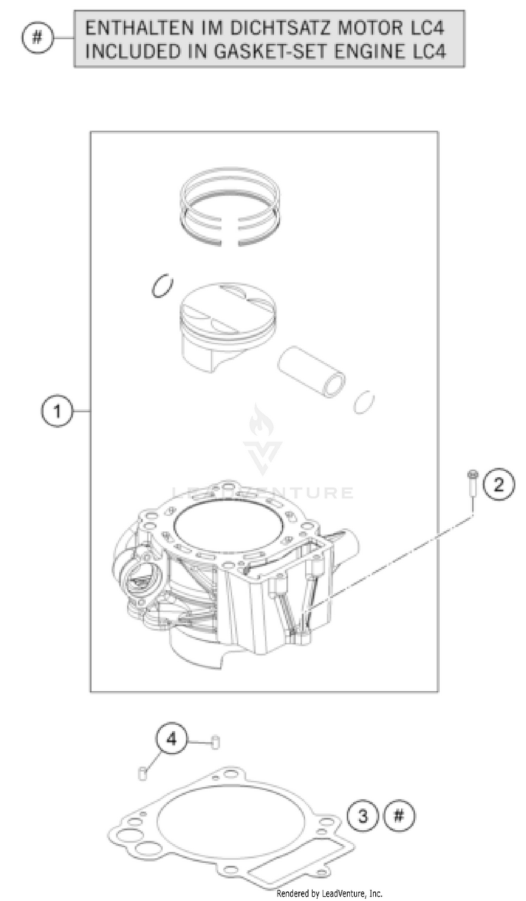 Cylinder 701 FE/FS US ENGINE - 2024 Schematic