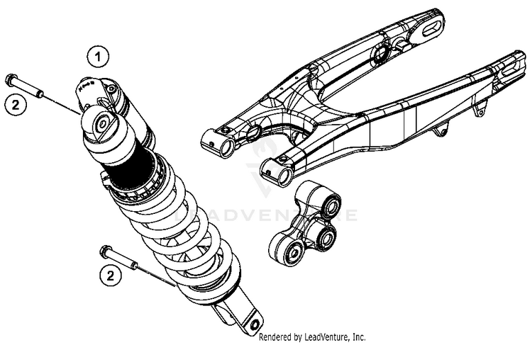 Shock Absorber FE 350S CHASSIS - 2016 Schematic
