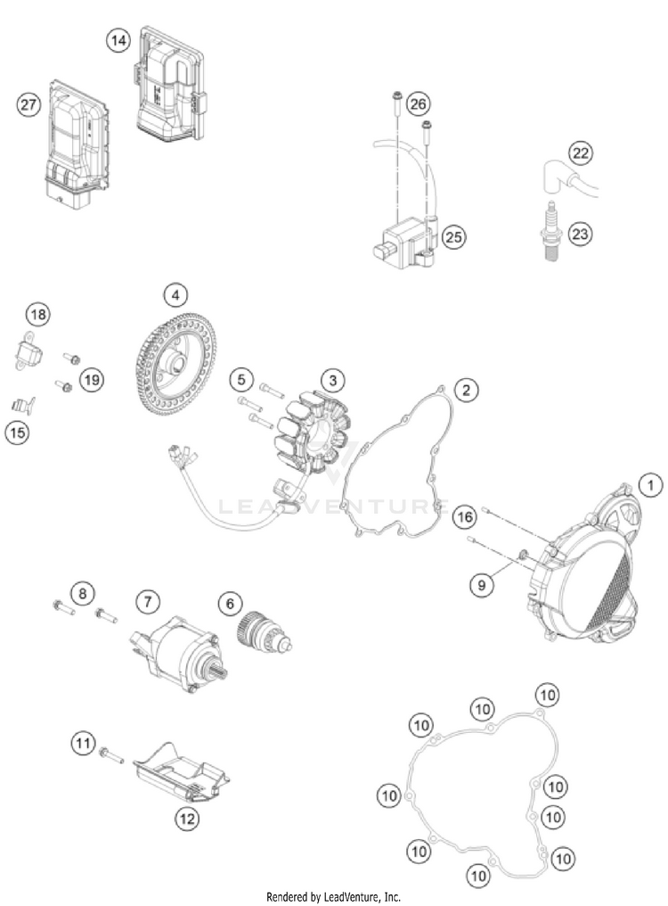Ignition System TX 300i ENGINE - 2023 Schematic