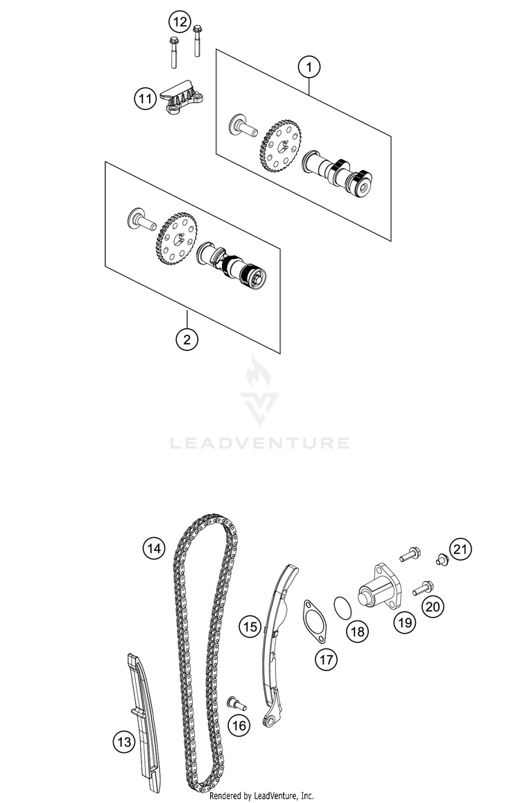 Timing Drive 401 Svartpilen Engine - 2018 Schematic