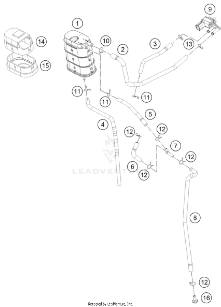 Evaporative Canister Schematic