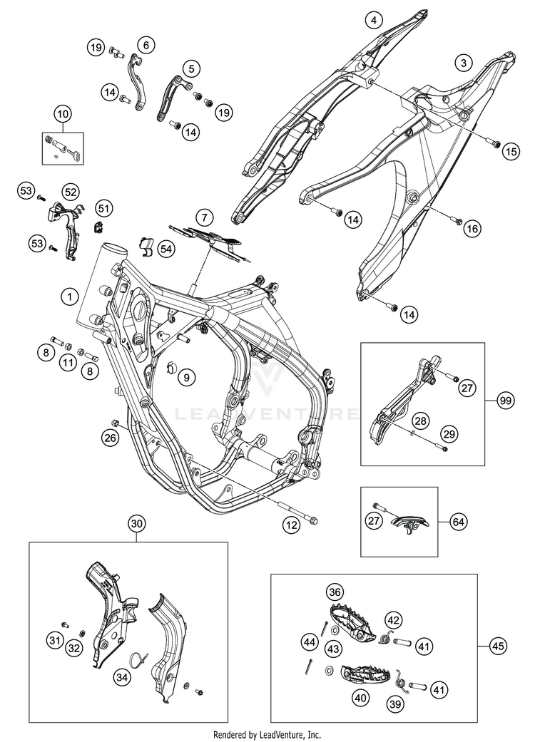 Frame FE 350s CHASSIS - 2020 Schematic