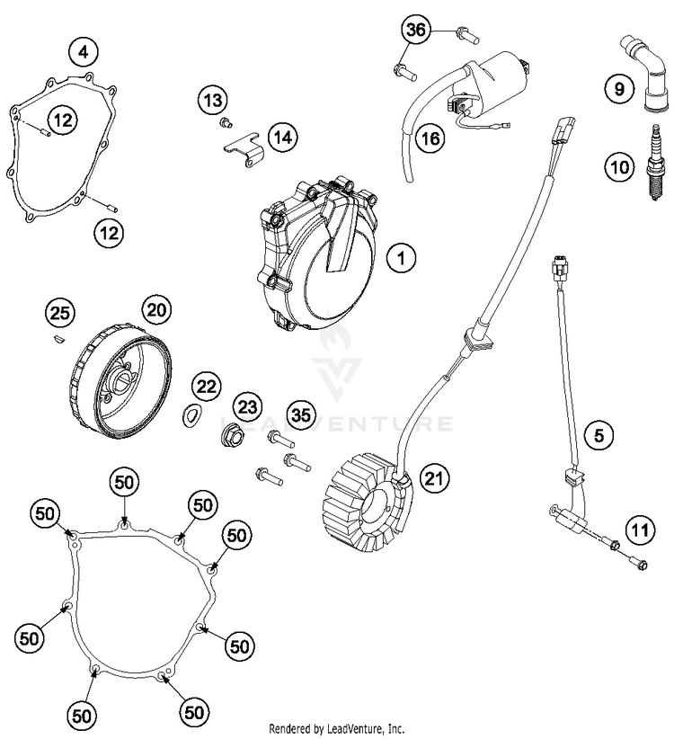 Ignition System FE 501S ENGINE - 2015 Schematic