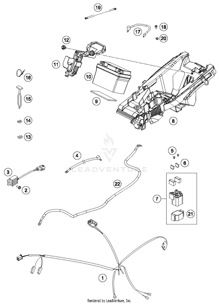 Wiring Harness TX 300 CHASSIS - 2019 Schematic