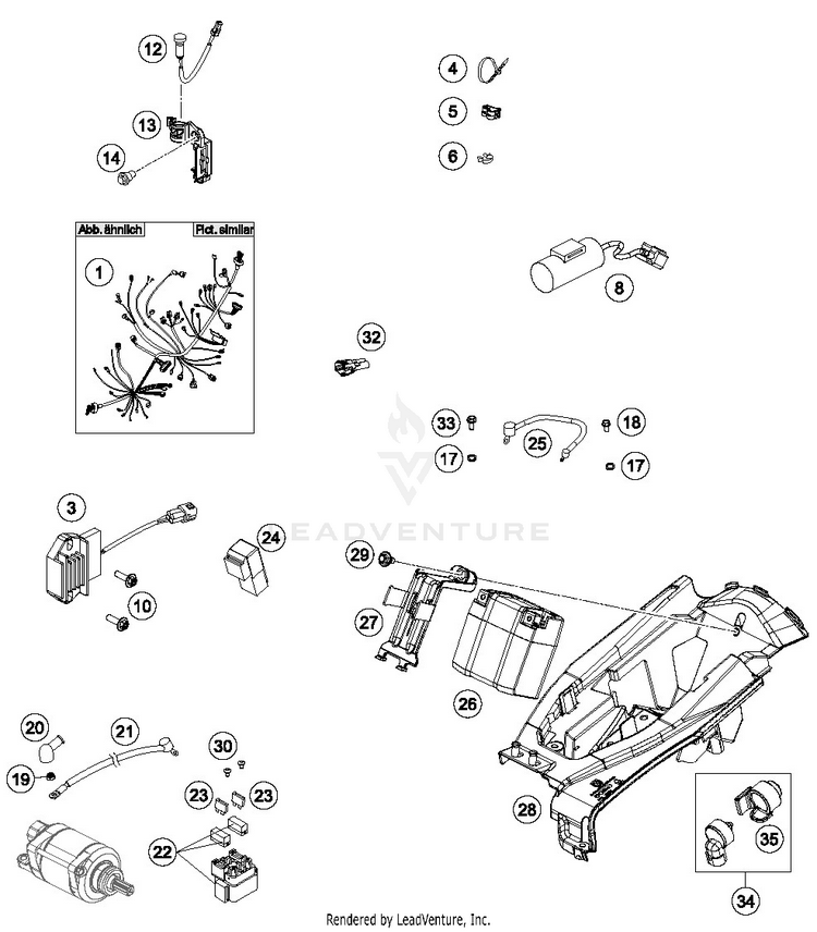 Wiring Harness FC 450 CHASSIS - 2016 Schematic