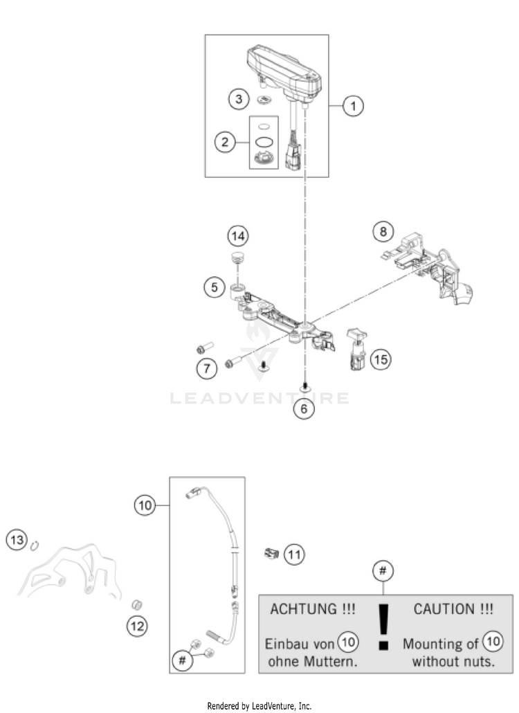 Instruments / Lock System FE 450 CHASSIS - 2025 Schematic