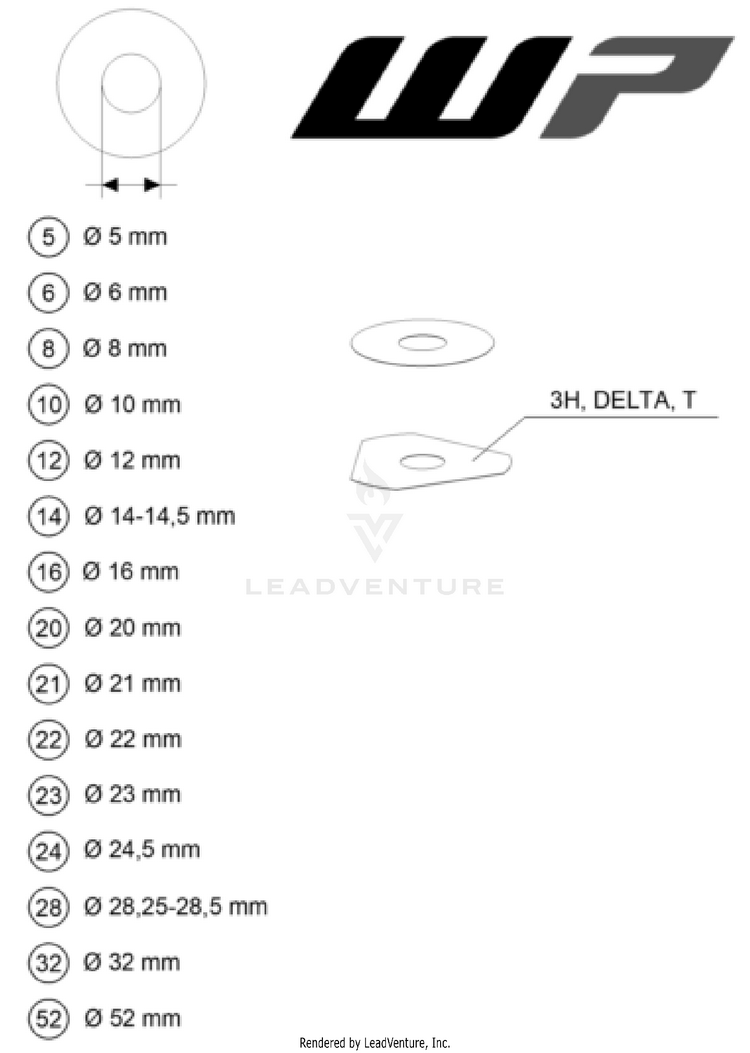 Wp Shims For Setting TC 50 EU CHASSIS - 2024 Schematic