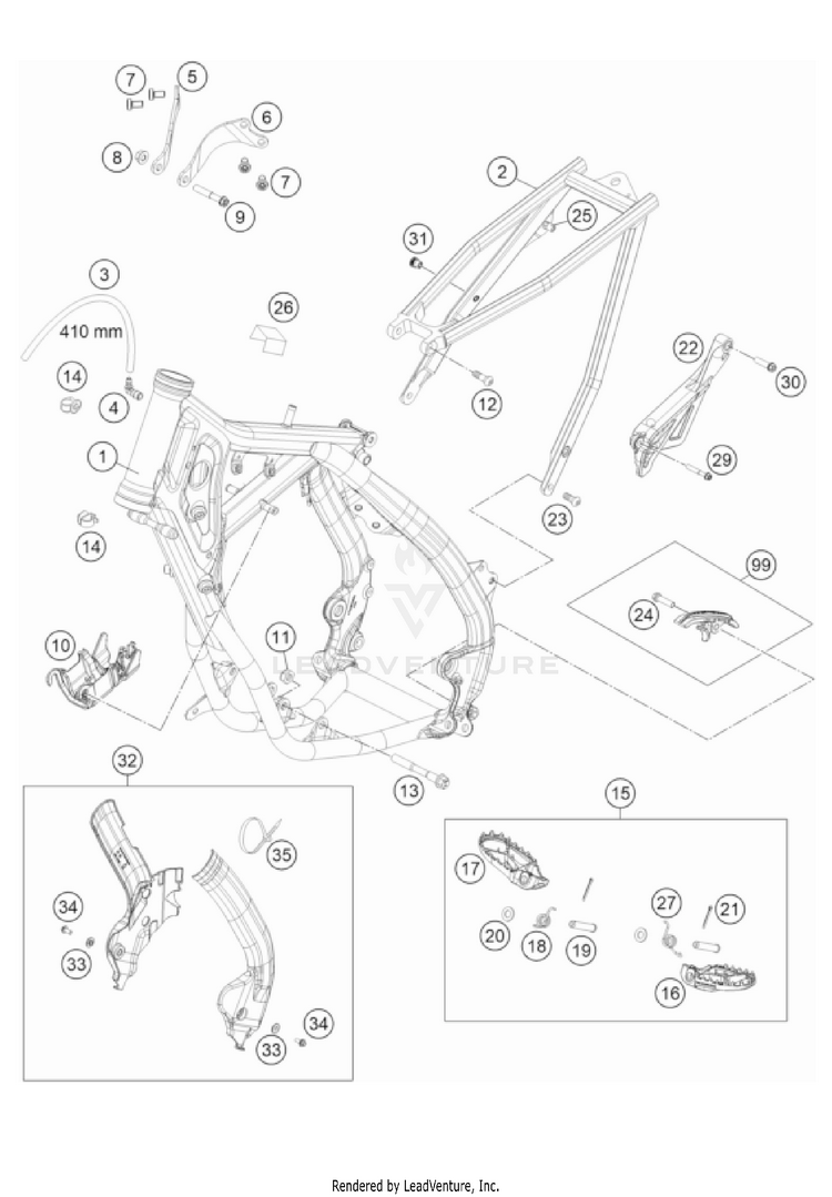 Frame TC 85 19/16 EU CHASSIS - 2022 Schematic