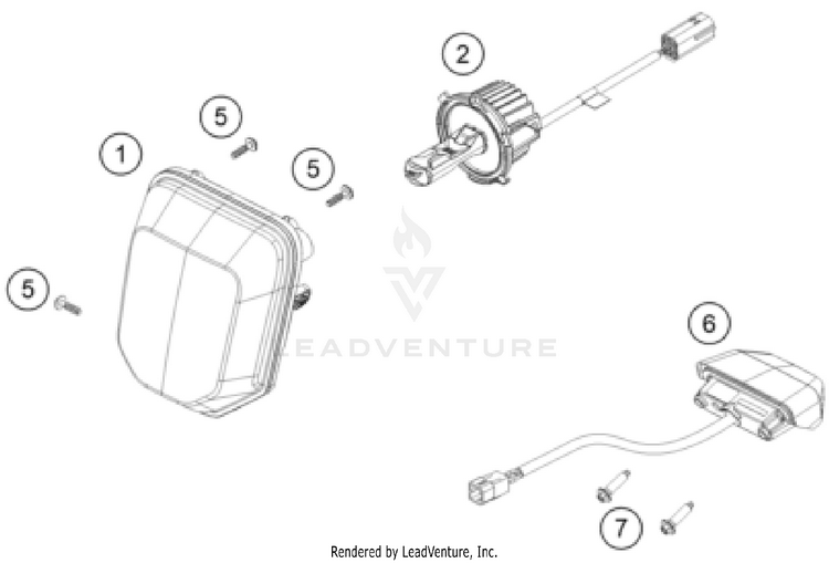 Lighting System FE 450 US CHASSIS - 2026 Schematic