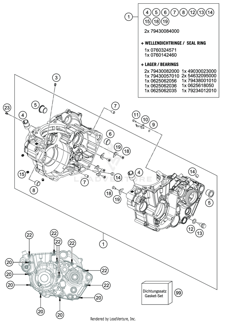 Engine Case Schematic