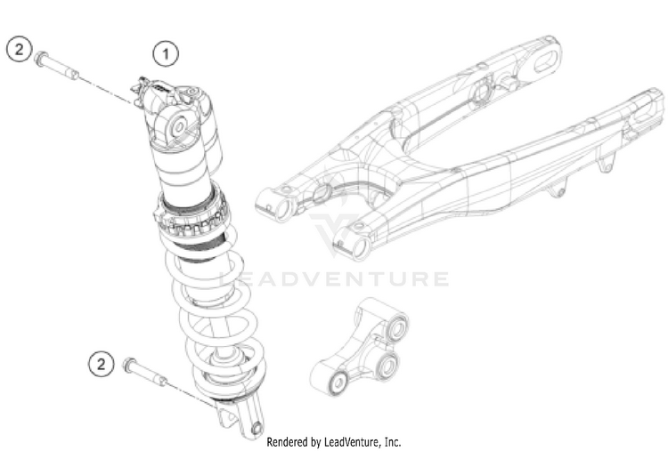 Shock Absorber FS 450 EU CHASSIS - 2023 Schematic