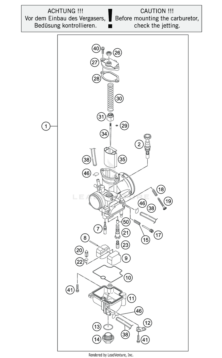 Carburetor TC 85 17 14 ENGINE - 2020 Schematic