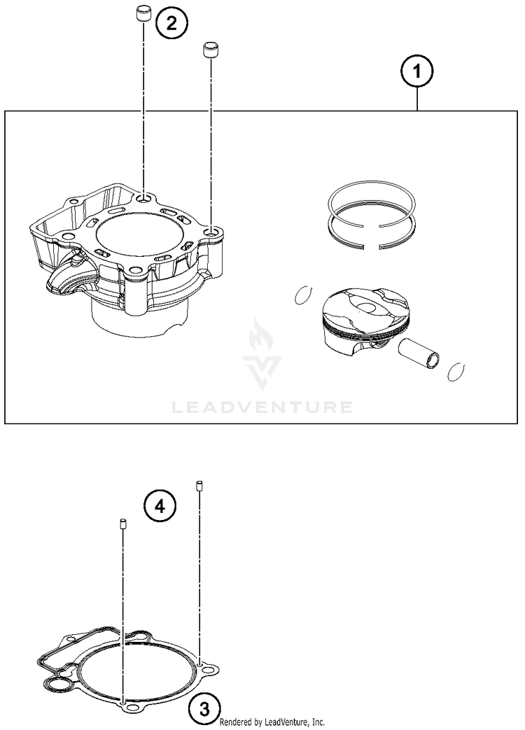 Cylinder FC 250 ENGINE - 2018 Schematic