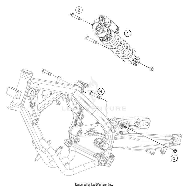 Shock Absorber TC 65 CHASSIS - 2021 Schematic