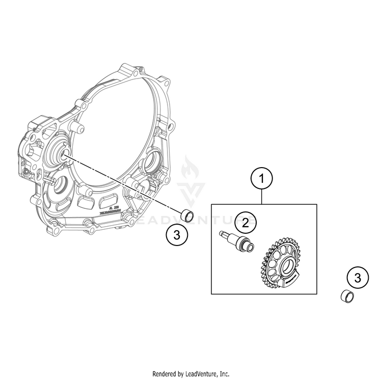 Balancer Shaft FE 501s Engine - 2021 Schematic