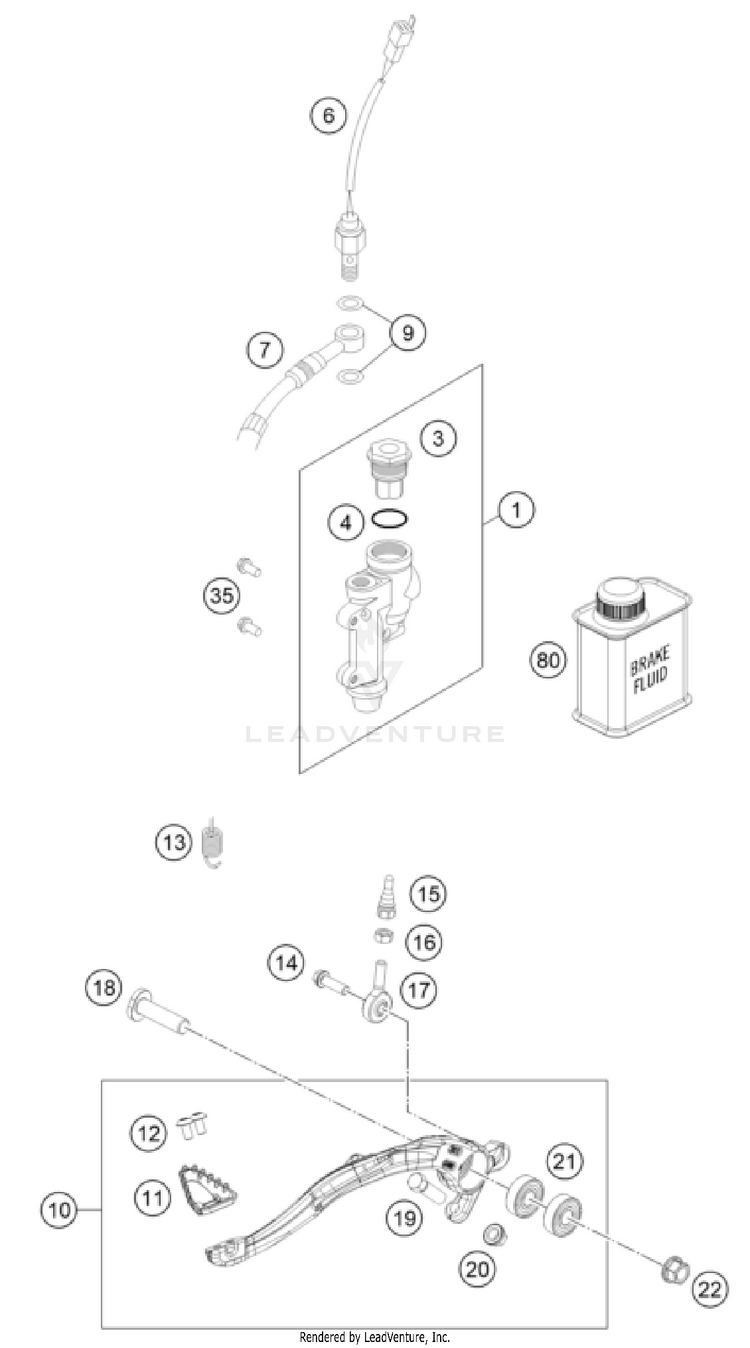 Rear Brake Control Schematic