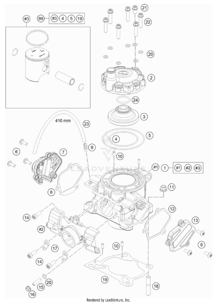 Cylinder TC 85 Engine - 2022 Schematic
