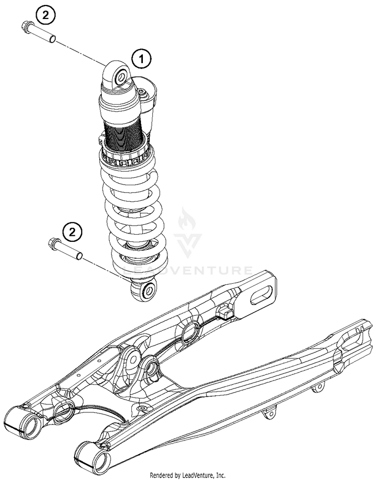 Shock Absorber TC 85 CHASSIS - 2018 Schematic