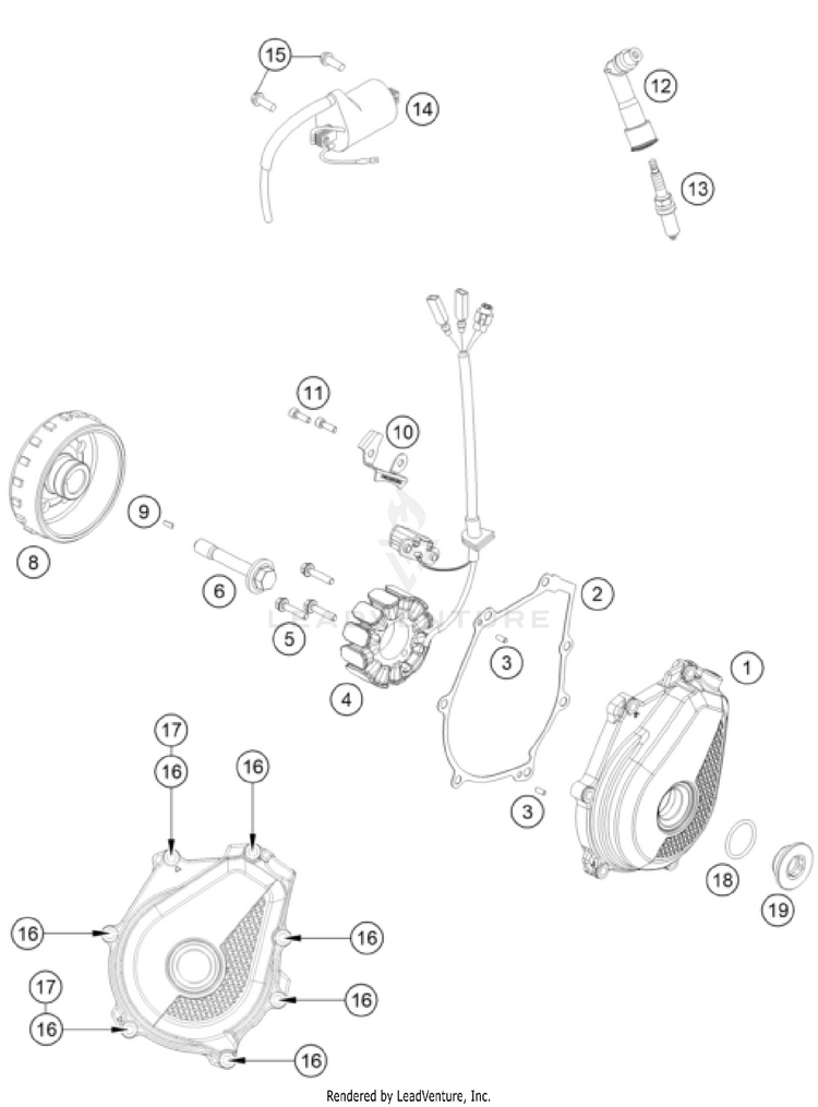 Ignition System FS 450 ENGINE - 2024 Schematic