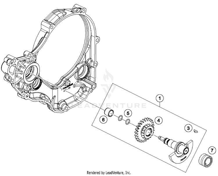 Balancer Shaft FC 250 ENGINE - 2017 Schematic