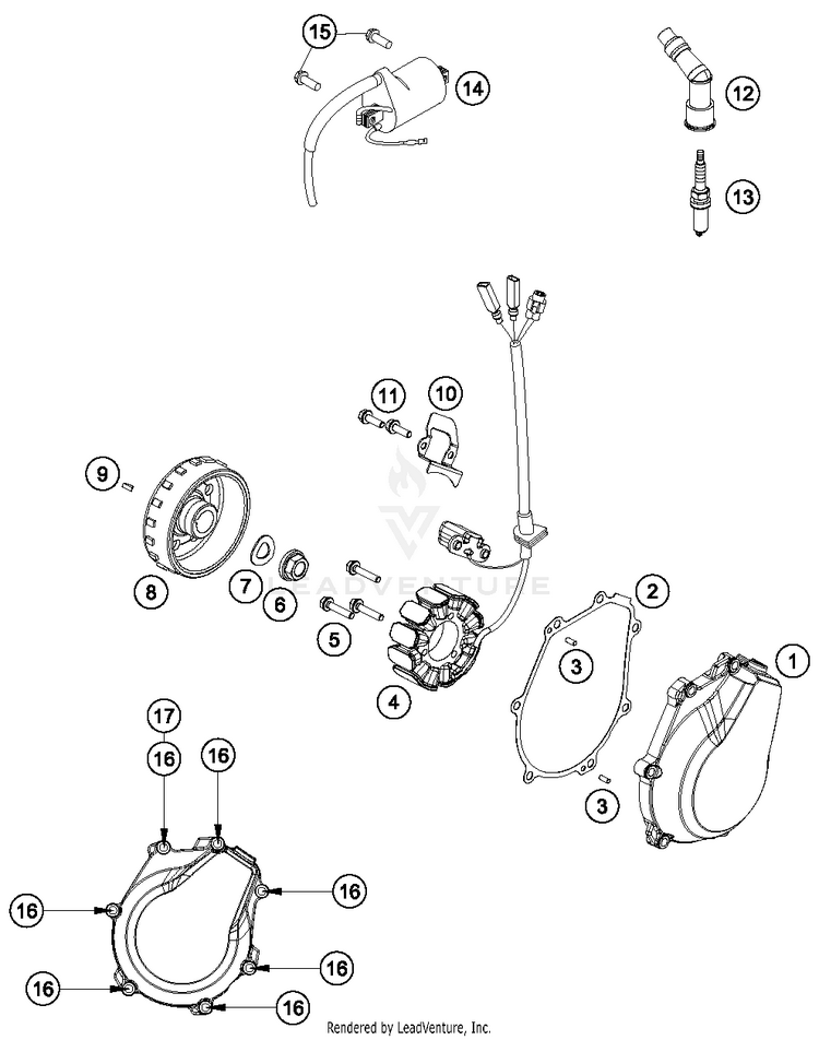 Ignition System FS 450 ENGINE - 2018 Schematic