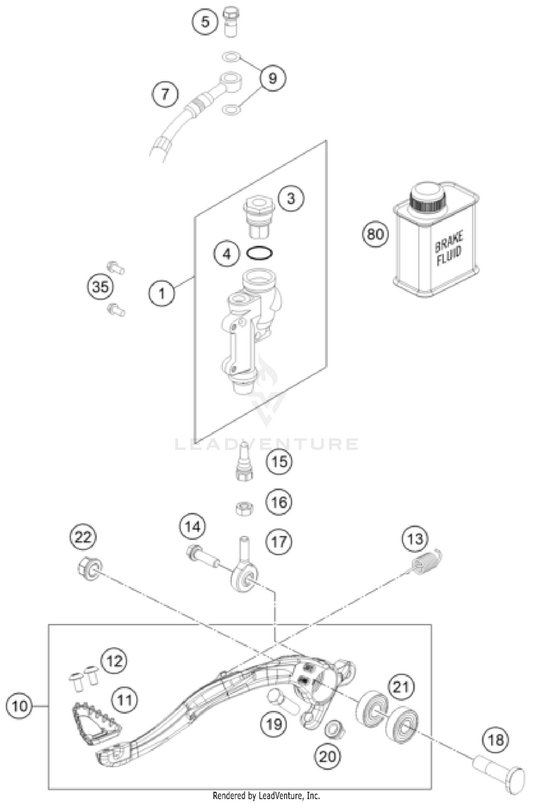 Rear Brake Control Schematic