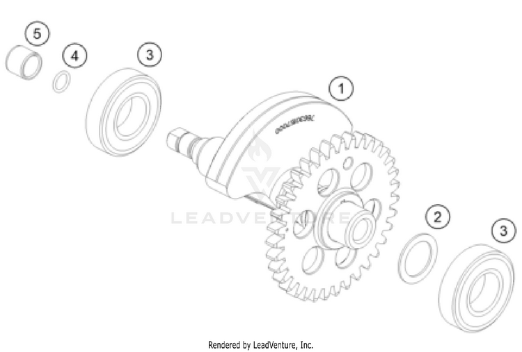 Balancer Shaft 701 FE/FS US ENGINE - 2024 Schematic