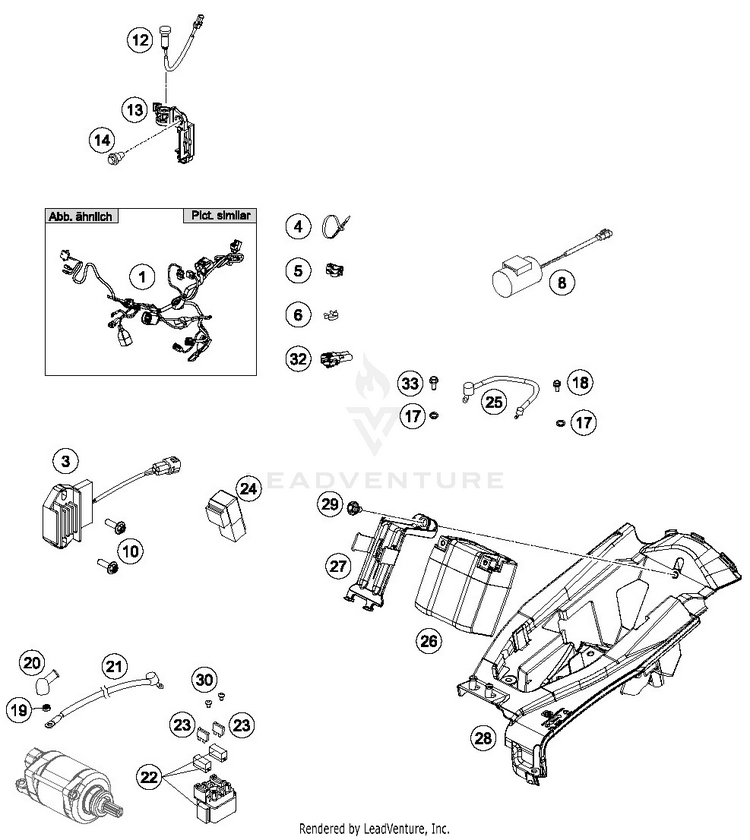 Wiring Harness FC 250 CHASSIS - 2017 Schematic